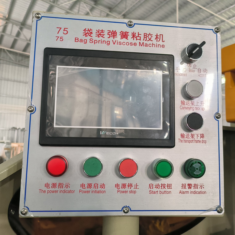 Kontrol Elektronik Pocket Spring Gluing Machine Tipe Manual Assembling Platform
