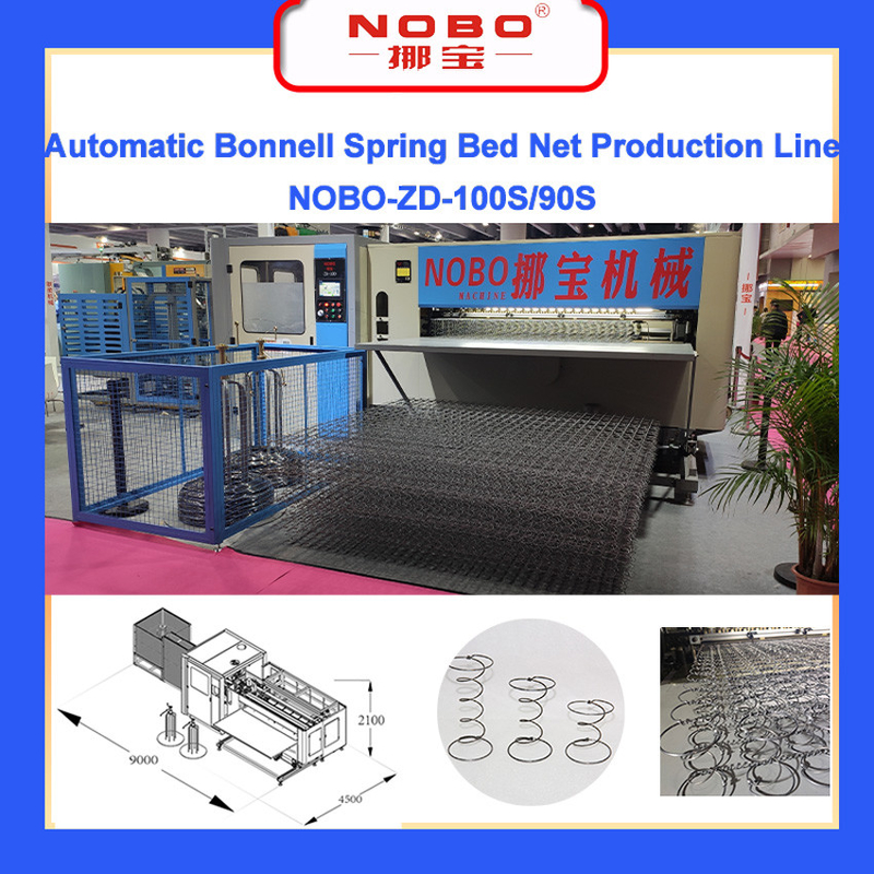Lini Produksi Kasur 90 Lembar / 8 Jam Lini Manufaktur Inti Spring Bed