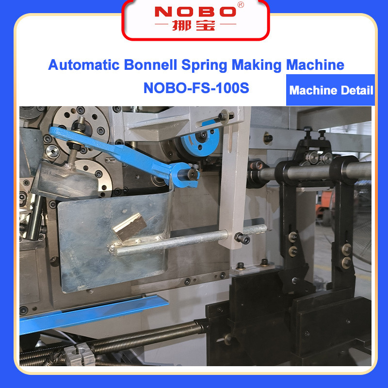 Ce Certified Furniture Mattress Bed Core Spring Coiling Machine 90－100 Mata Air / Min