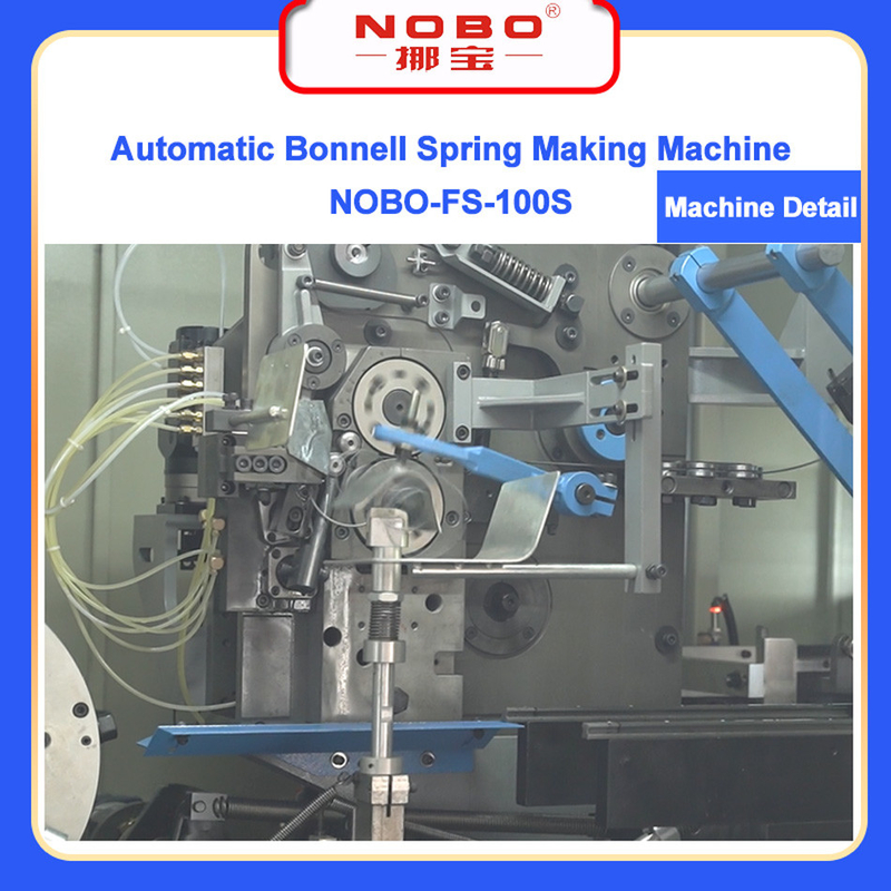 Ce Certified Furniture Mattress Bed Core Spring Coiling Machine 90－100 Mata Air / Min
