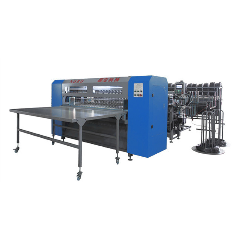 150-200 Unit Per 8 Jam Mattress Conjoined Coiling Machine dengan Ketinggian Spring 150mm -180mm