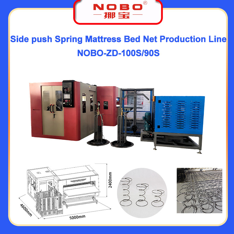 Ultra-Modern, Efisiensi Tinggi, dan Otomatis sepenuhnya Kasur Spring Bed Core Line Produksi dengan Teknologi Presisi Canggih