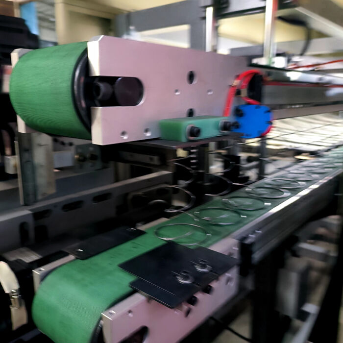 Kapasitas 60-90 lembar 8 Jam Jalur Produksi Kasur Dengan Diameter Ring Spring End 65mm-90mm Diameter kawat perakitan 1,3-1,6mm untuk perakitan kasur