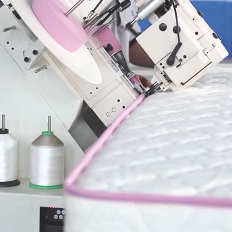 Kapasitas 15nitsh Mattress Border Tape Machine Fleksibel Operasi Mattress Pabrik Produksi Perlengkapan lini produksi