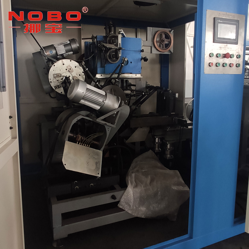 NOBO Blue CNC Coil Spring Making Machine Untuk Kasur 0,08-0,22M